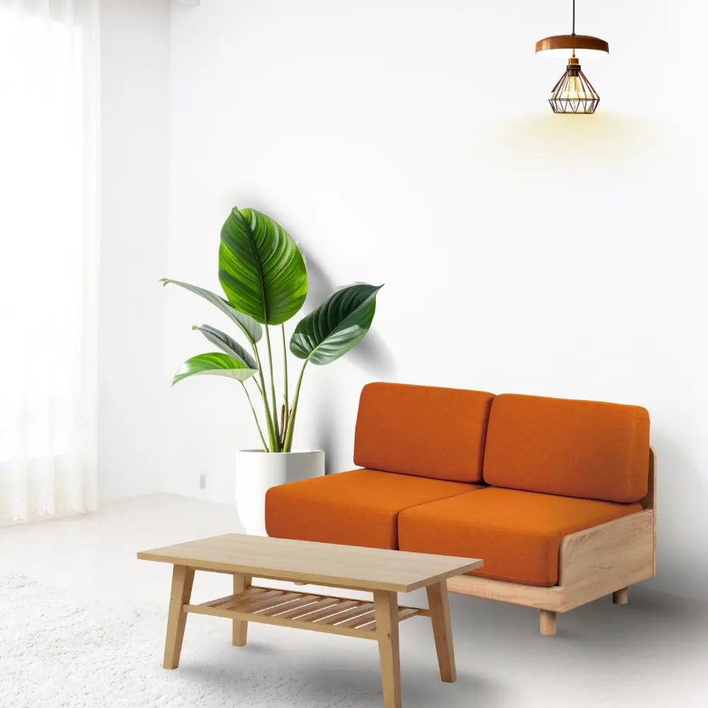 [140幅]２Ｐソファー コンパクトながら奥行きしっかり＋ゆったり 背・座クッションは３色展開【お客様組立】