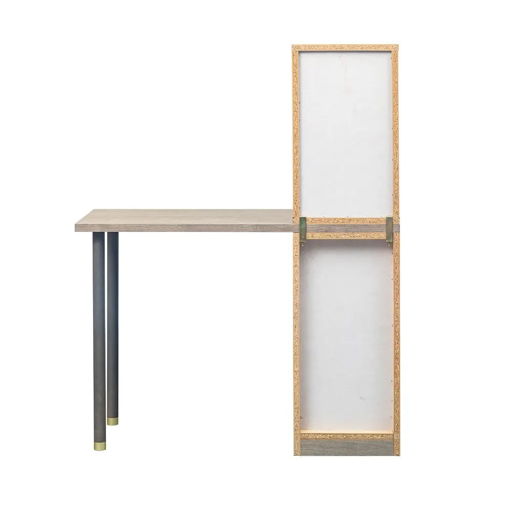 [100幅]ドレッサーデスク  国産 ガラスキャビネット×引き出し収納 ワークデスク兼用可能な多機能デザイン