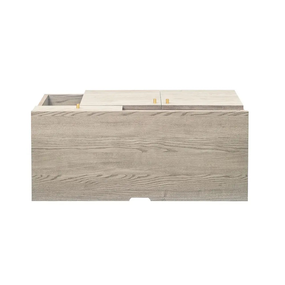 [100幅]ミドルボード  国産 オープン棚×可動棚×引き出し×タップ収納で配線もスッキリ【お客様組立】