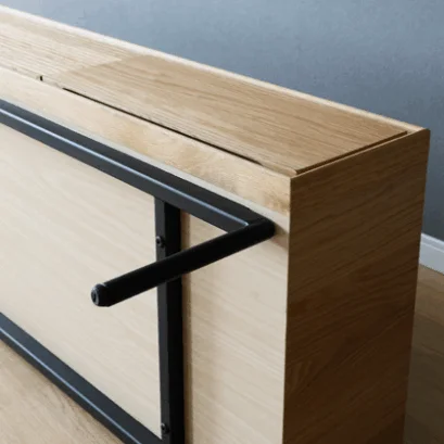 ★訳あり特価[180cm幅] ＴＶボード オーク突板 すっきりデザイン