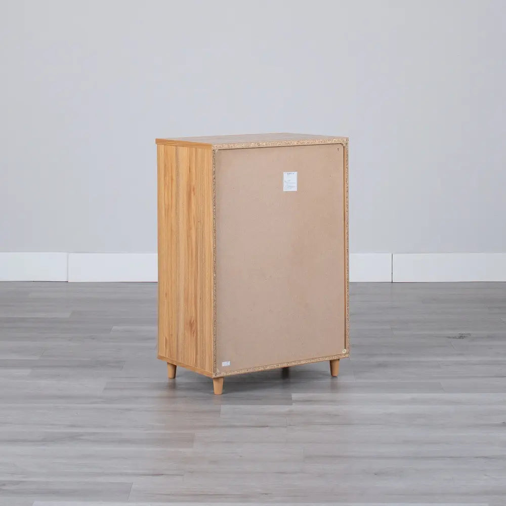 [60cm幅]ナチュラルな木目調 レトロな雰囲気のコンパクトチェスト【お客様組立】