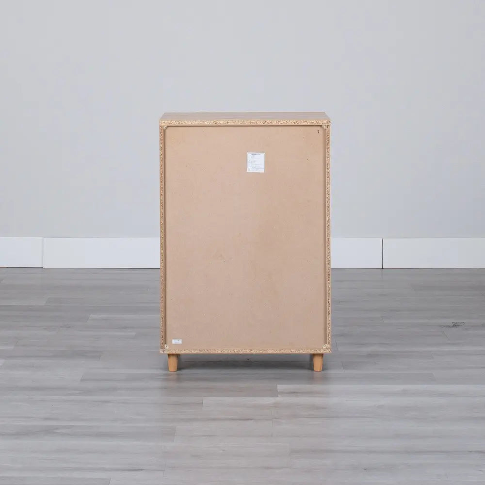 [60cm幅]ナチュラルな木目調 レトロな雰囲気のコンパクトチェスト【お客様組立】